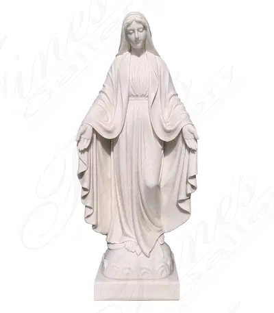 Our Lady of Grace Marble Statue