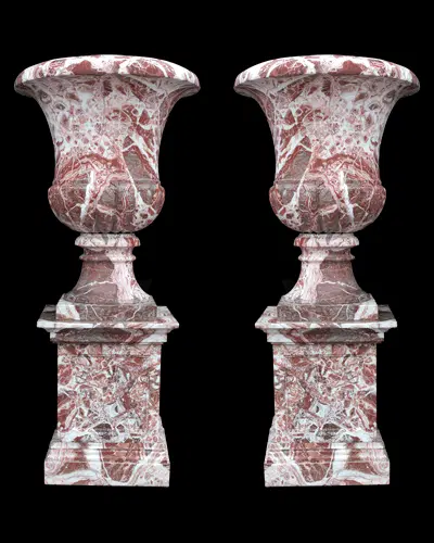 Roman Tuscan Planter Pair