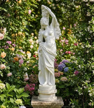Flora Marble Statue