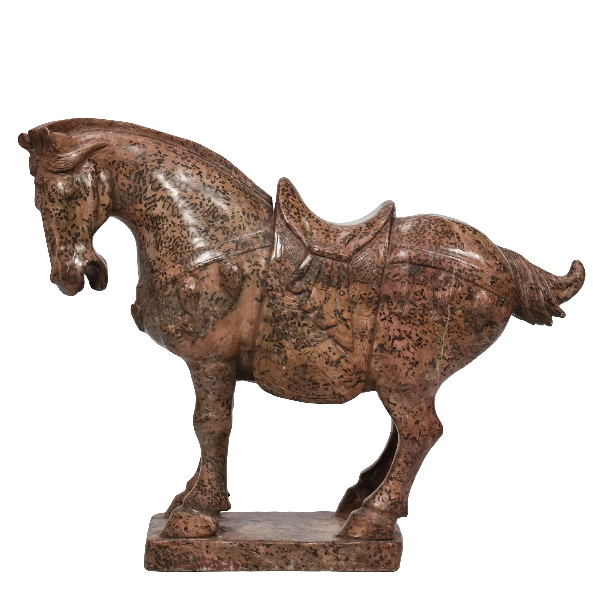 Hand Carved Jade Horse Statue