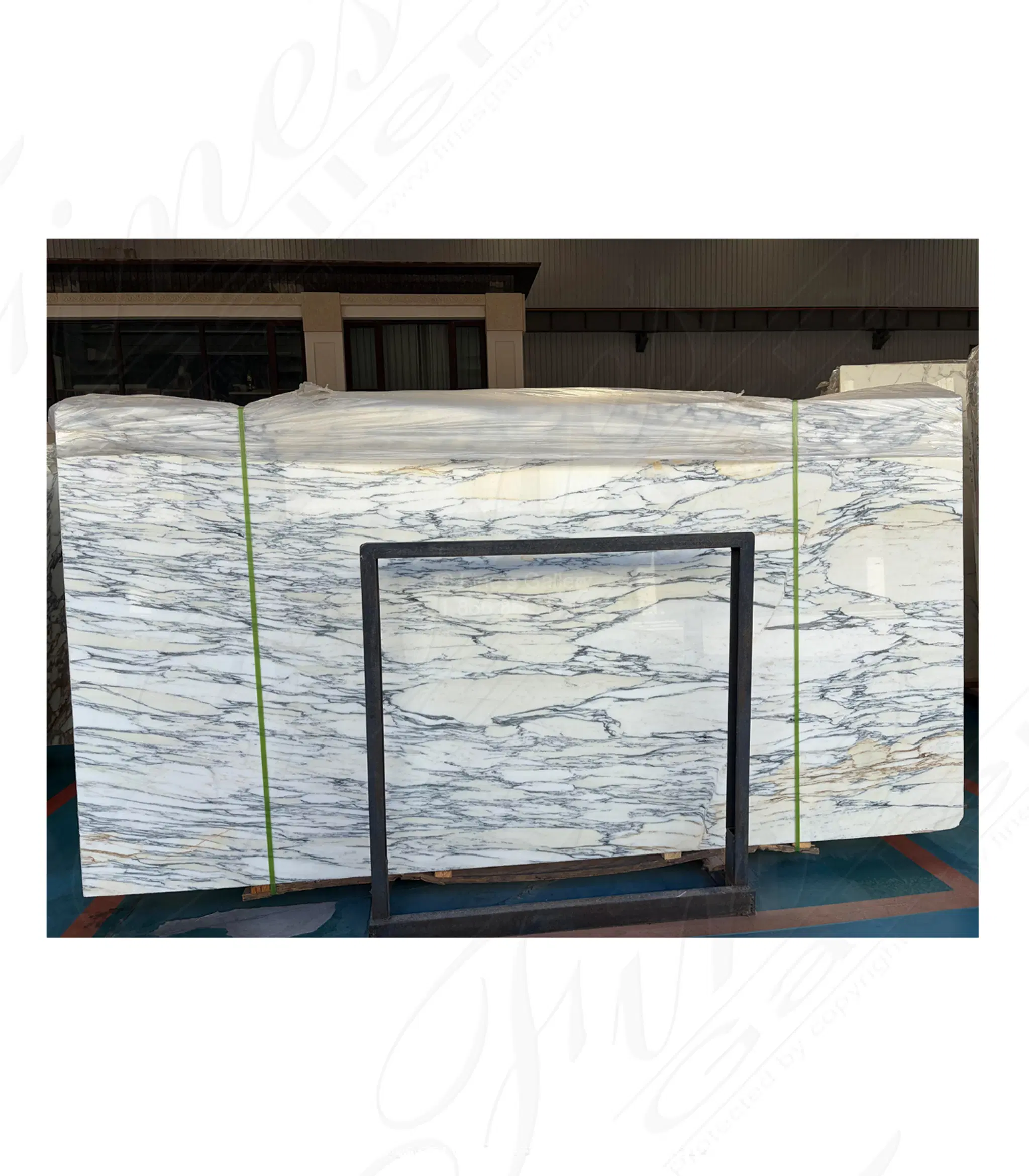 Italian Arabascato Corchia Slabs — Model MSLB-015 — Hand-Crafted by Fine's Gallery