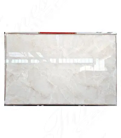 Pure white onyx slabs
