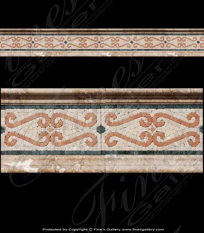 Marble Mosaic Wall Border