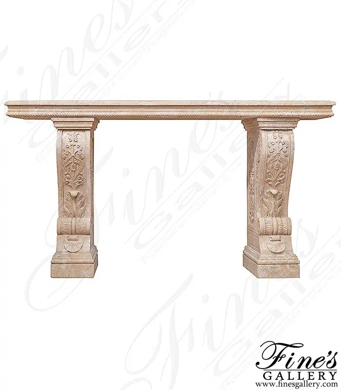 Credenza Table in limestone