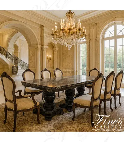 XL Portoro Gold Dining Table