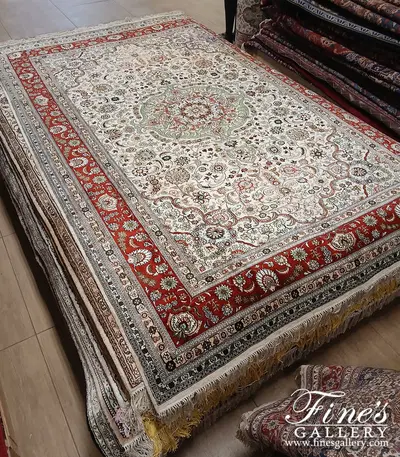 5 x 7 Silk on Silk Hand Woven Rug