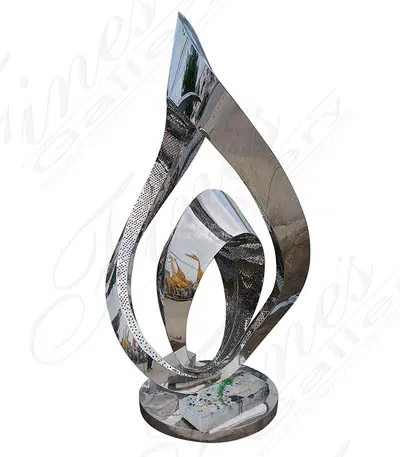 Symbolic Flame - In Marine Grade Stainless 