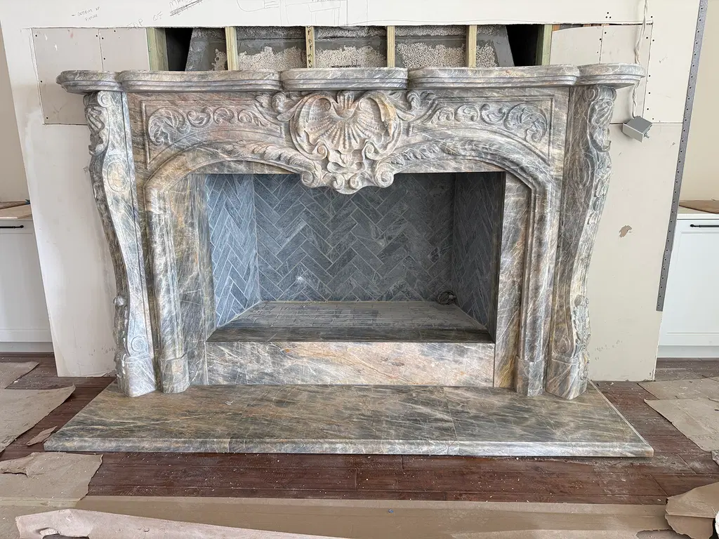 Compilation of Marble Mantel Installations in the Continental…